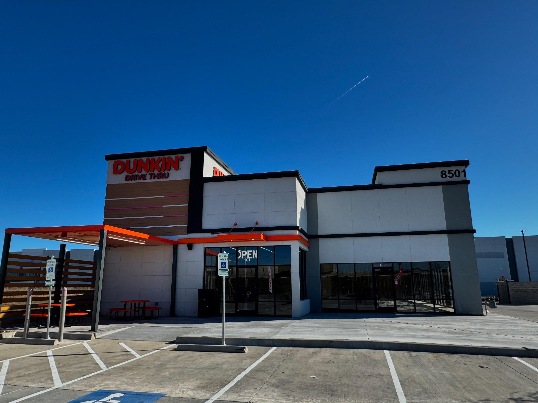 Dunkin Drive Thru EIFS — Everman, TX